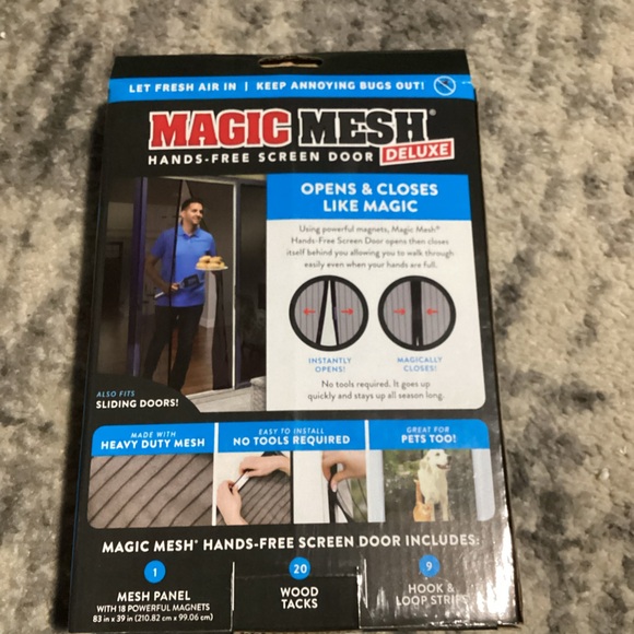 Magic mesh deluxe, hands-free screen door deluxe - Picture 2 of 4
